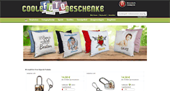 Desktop Screenshot of coole-fotogeschenke.de